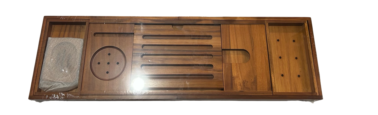 Bathtub caddy tray