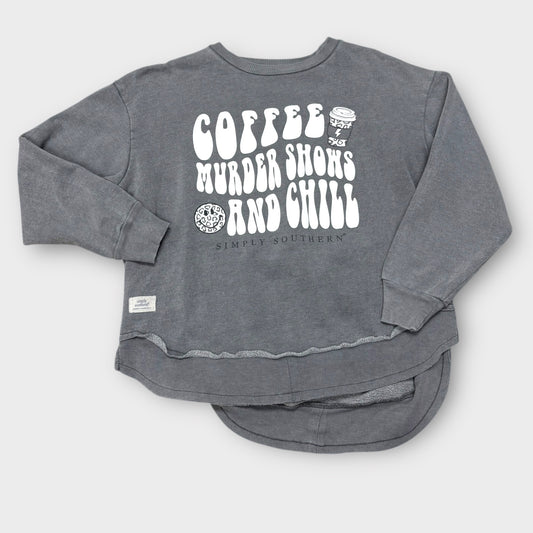 Women’s Simply Southern crewneck- large cropped