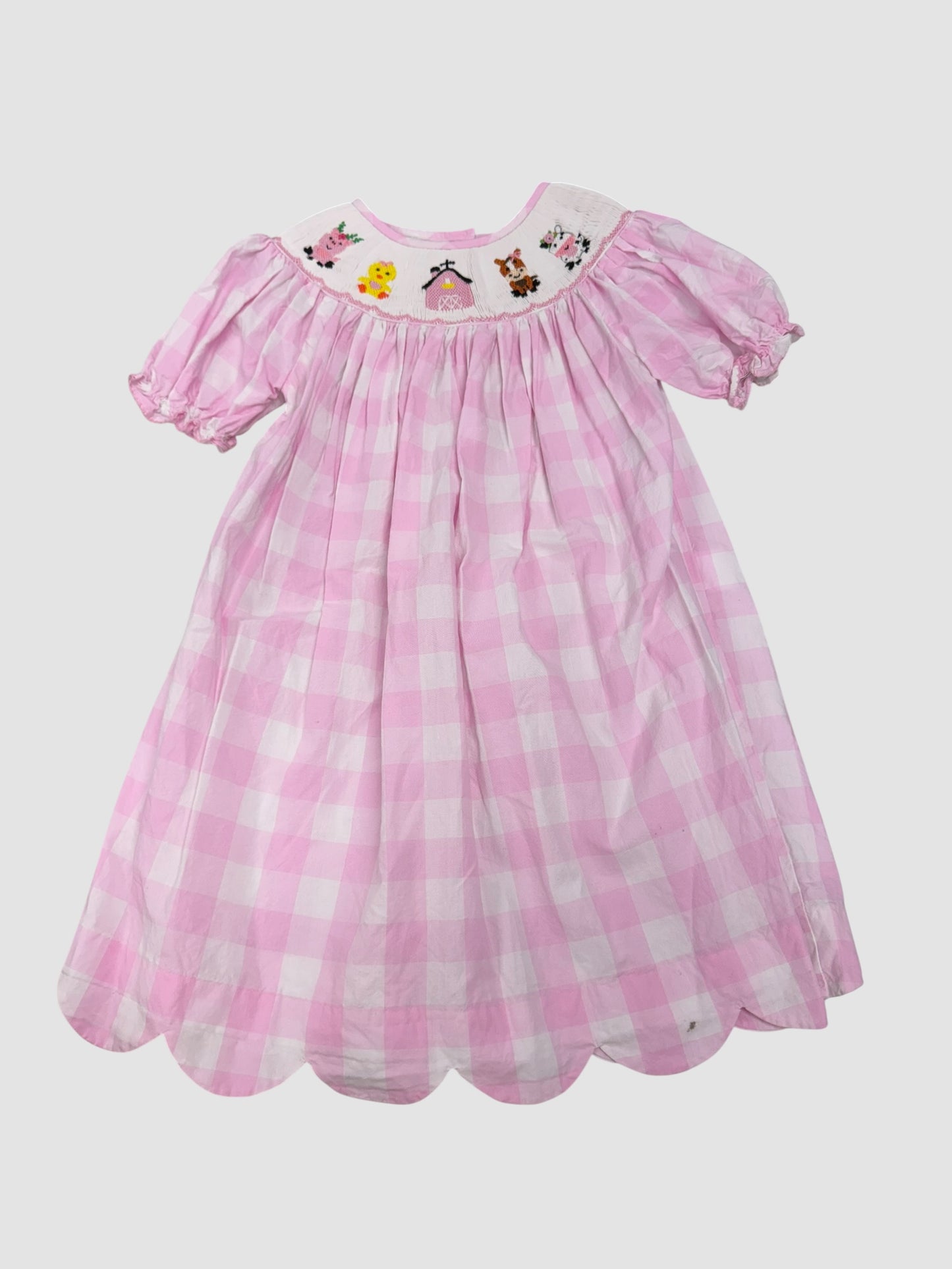 Girls 6 Dress-The Smocked Flamingo