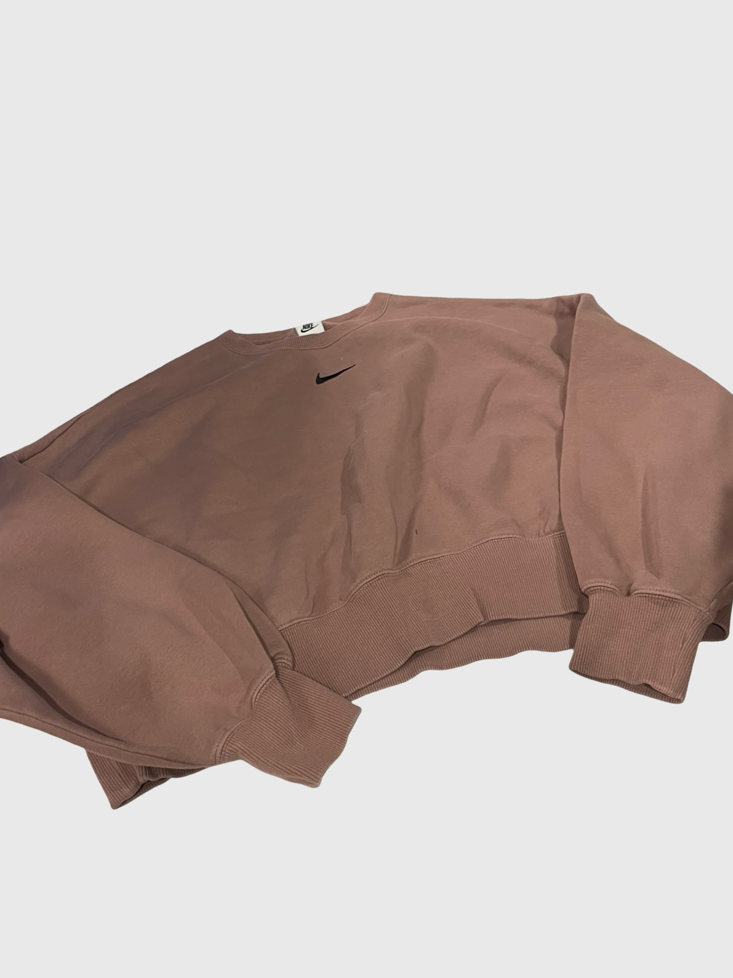 Women’s large Nike Crewneck (Small Bleach Stain on back )