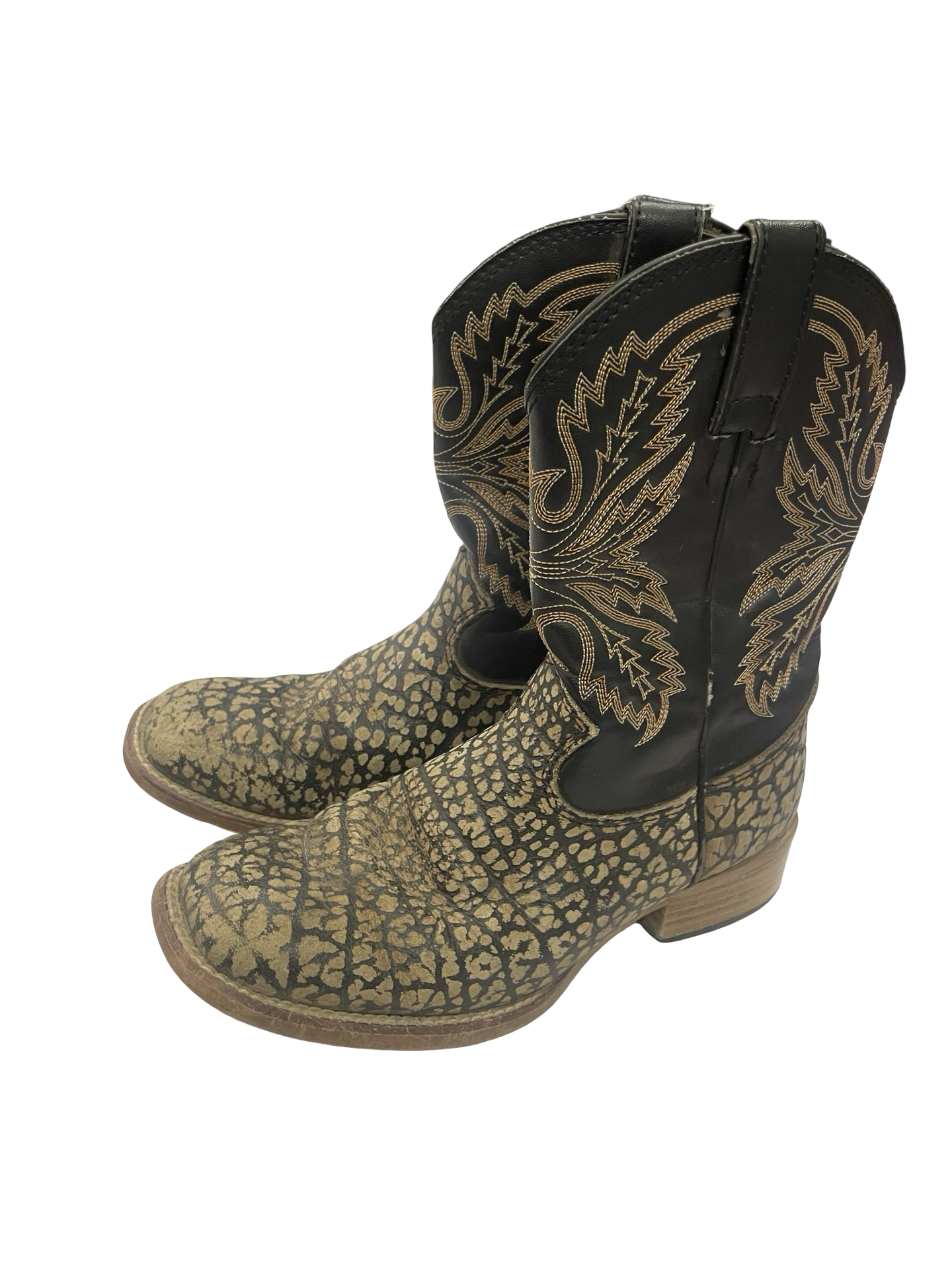 Girls Justin Boots 13.5 (Toe Wear)