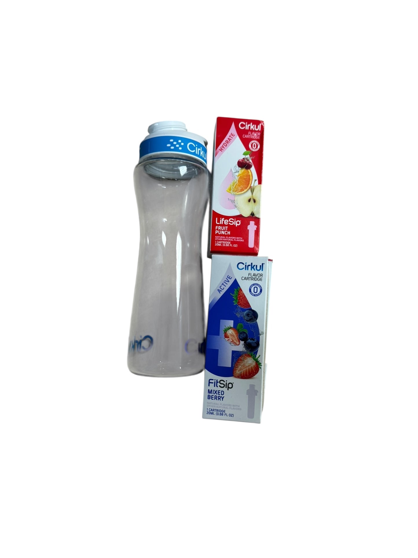 Cirkul water bottle and flavors