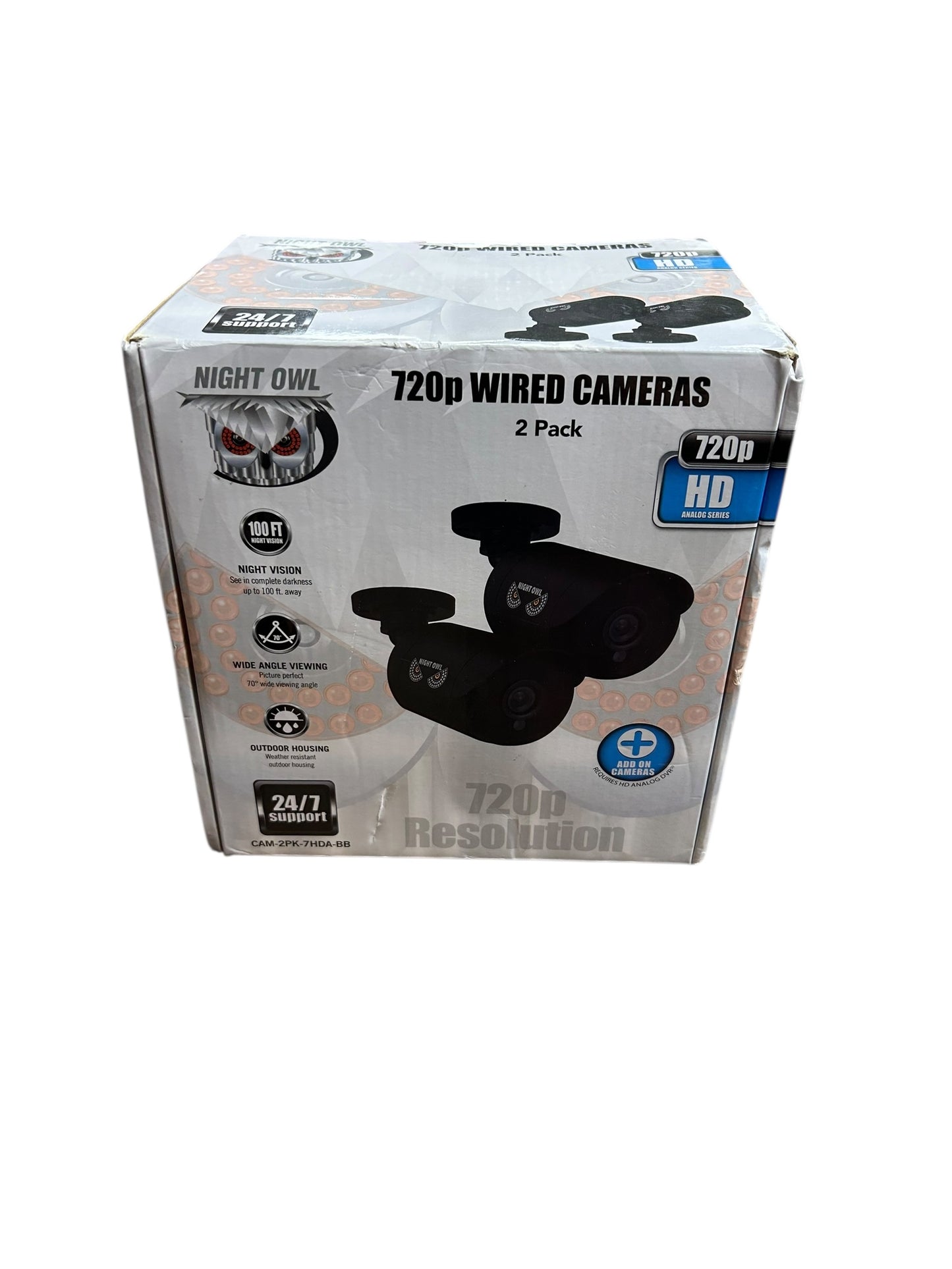 Wired cameras