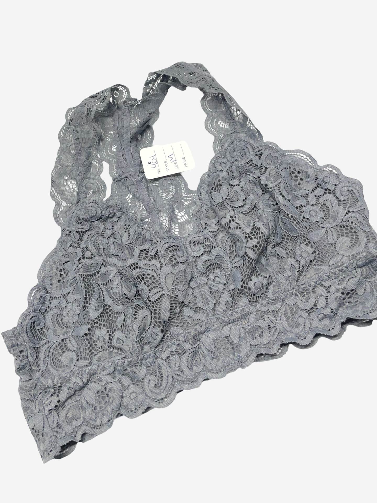 Women’s medium bralettes (White & Grey 2pc)