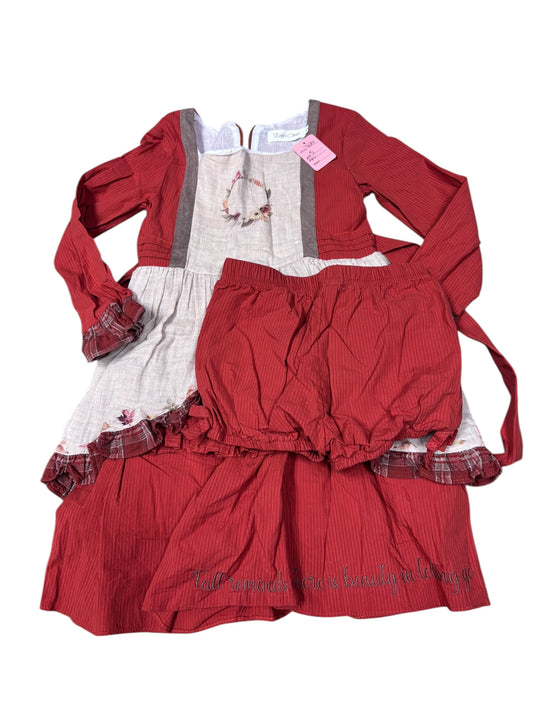 Girls 5 Evie’s dress with shorts