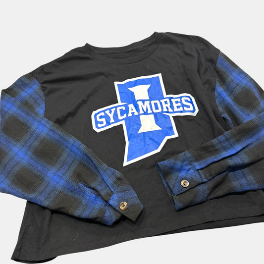 Women’s cropped long sleeve large