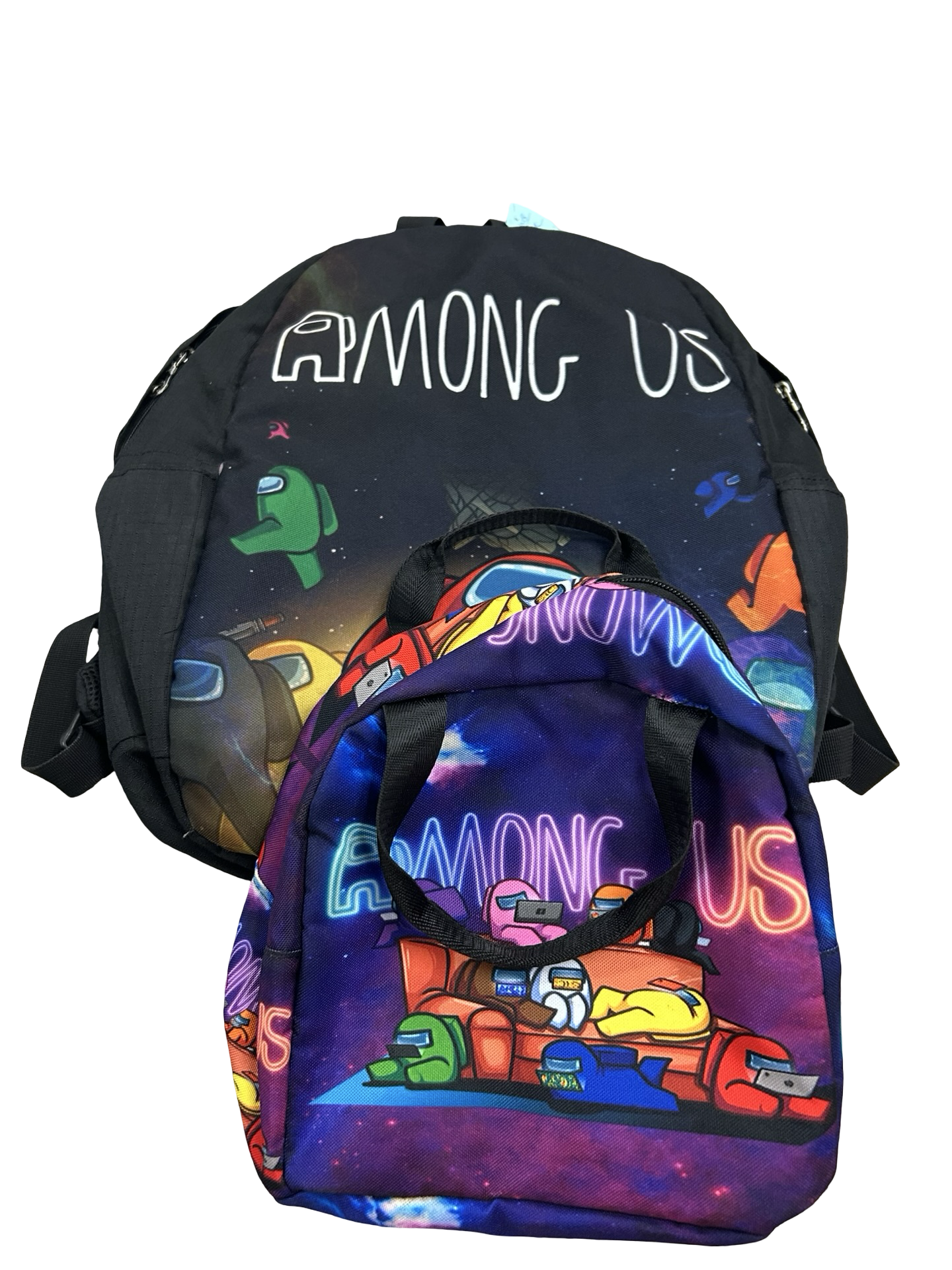 Backpack with lunchbox