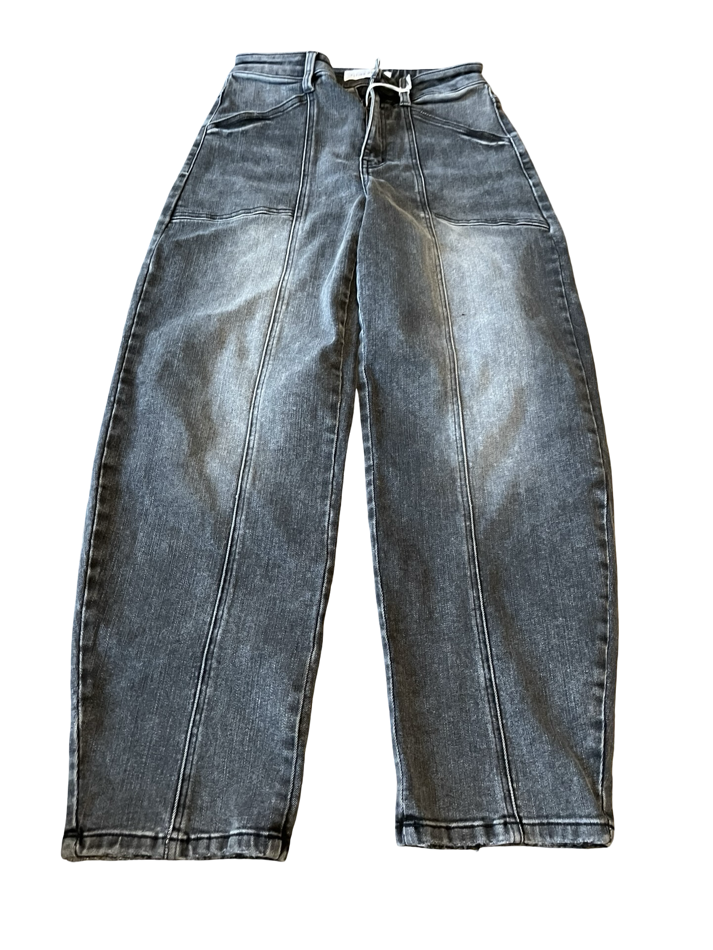 Women’s Black Flying Monkey Barrel Jeans NWT-25
