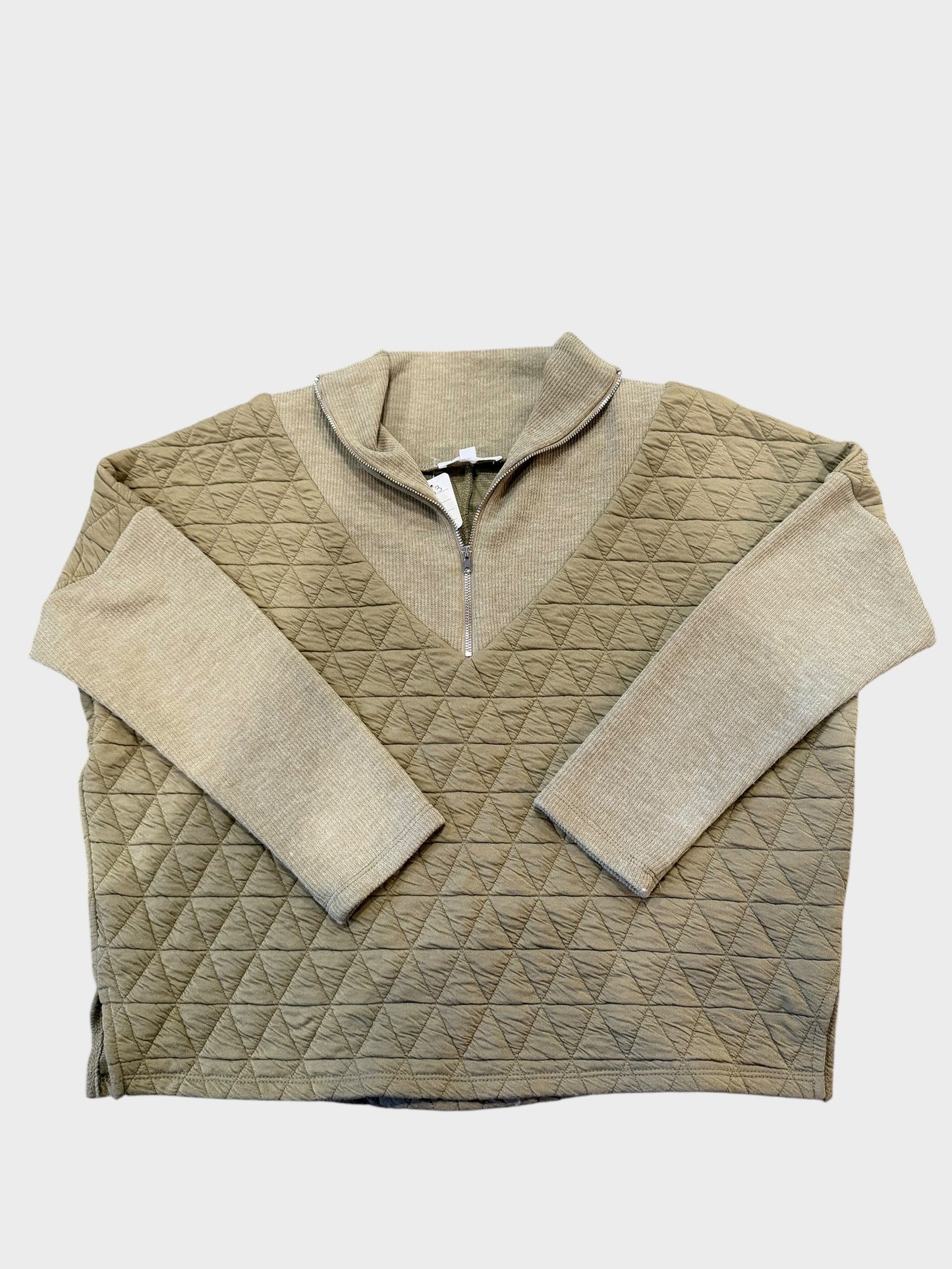 Women’s small quilted quarter zip