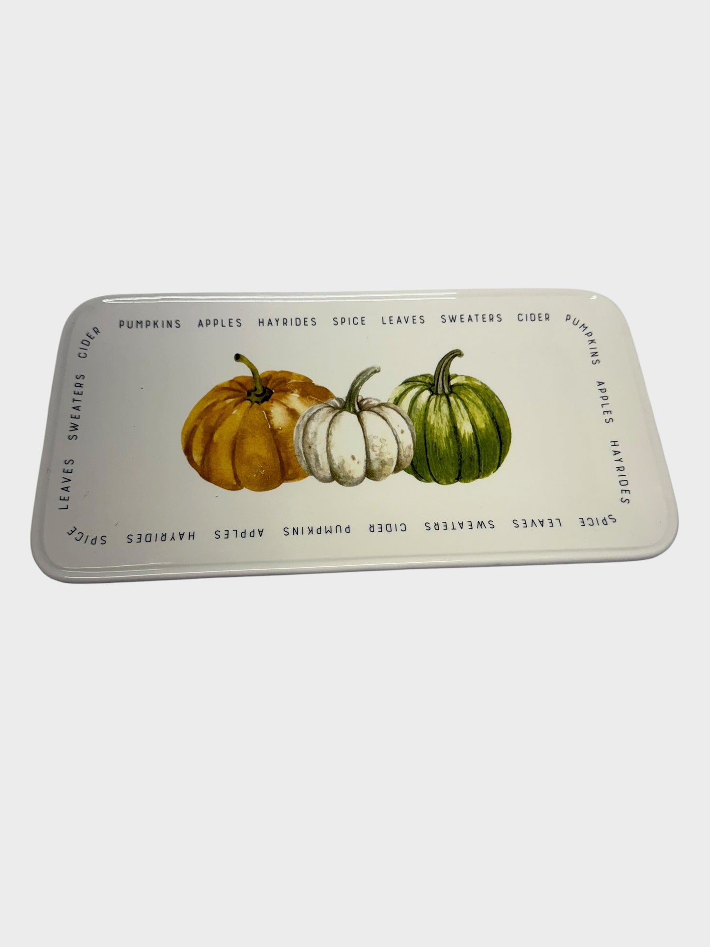 Food safe pumpkin decorative plate