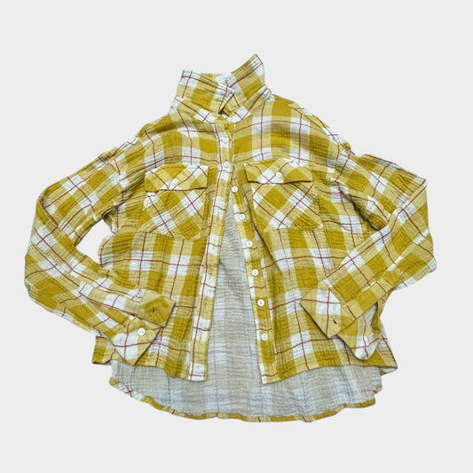 Women’s Kori Cropped Flannel-Large (fits smaller)