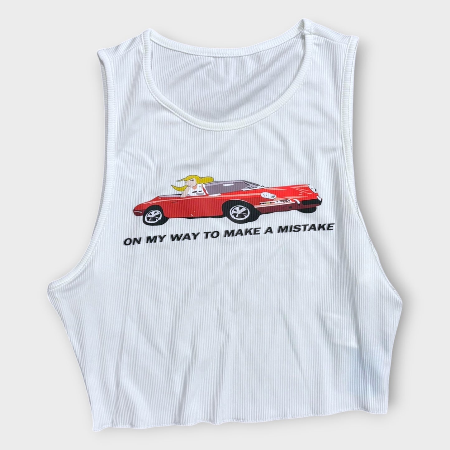 Women’s large cropped tank