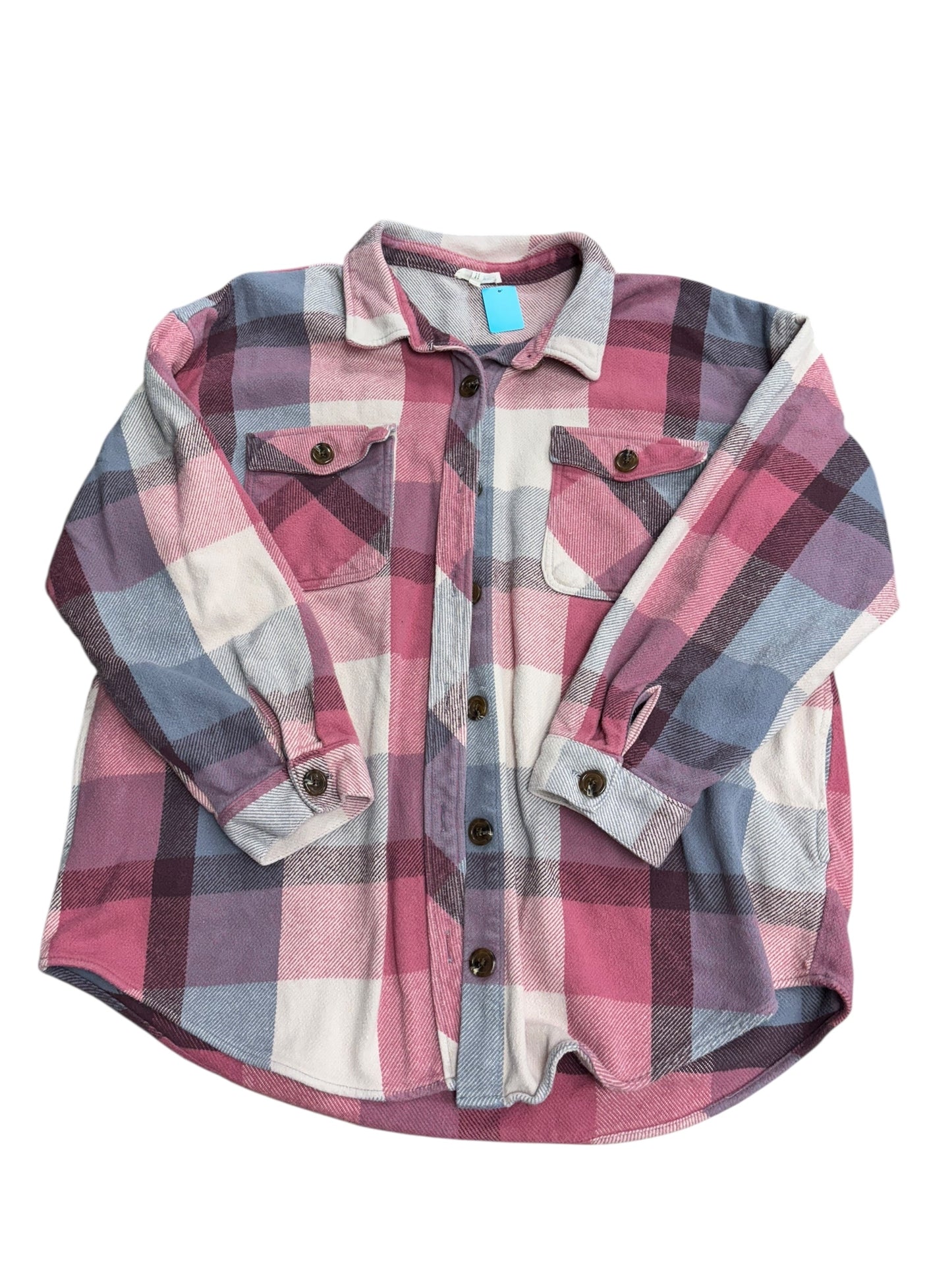 Women’s 2x thick flannel with pockets