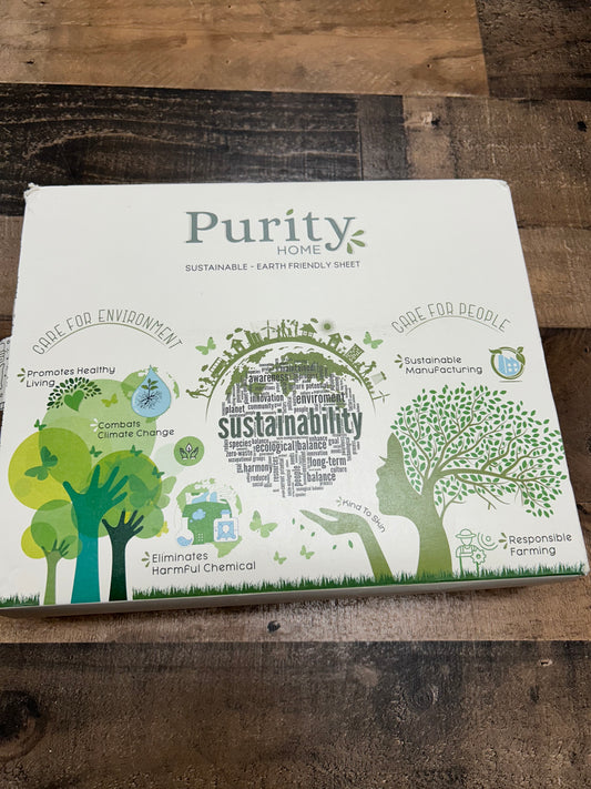 Purity Home Sheets-White