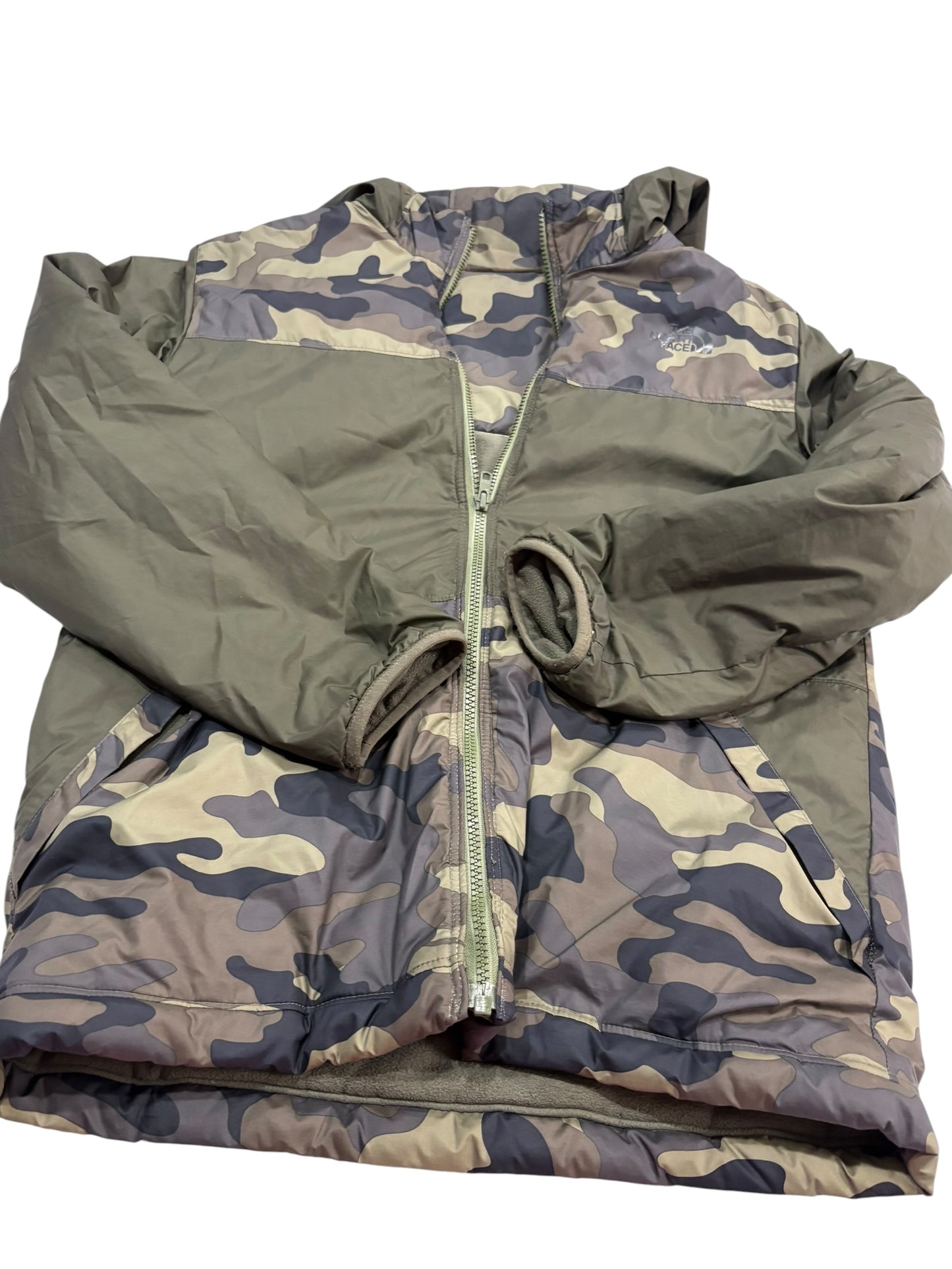 Boys Large TNF reversible Heavy Coat