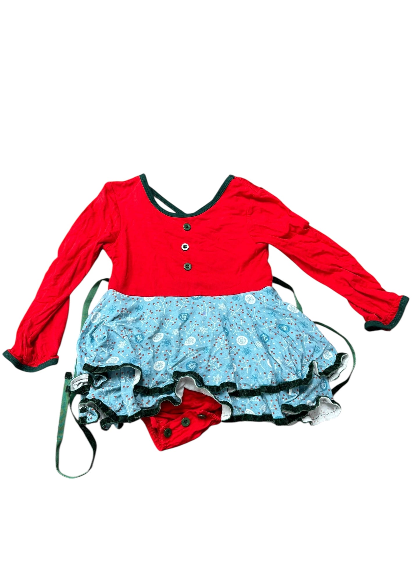 Girl’s 3T Bamboo skirted bubble