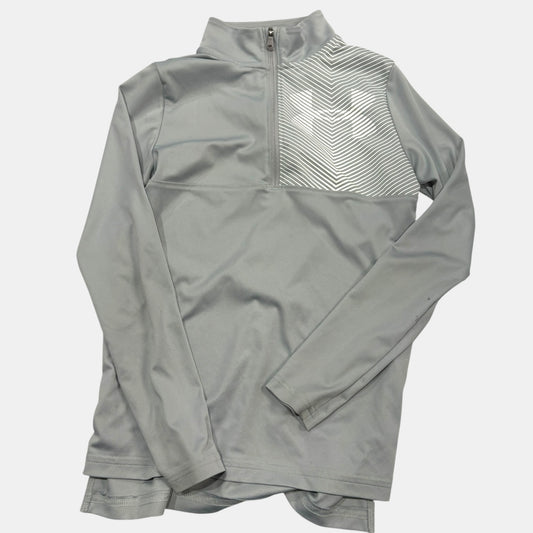 Boys UA quarter zip (small spot) medium