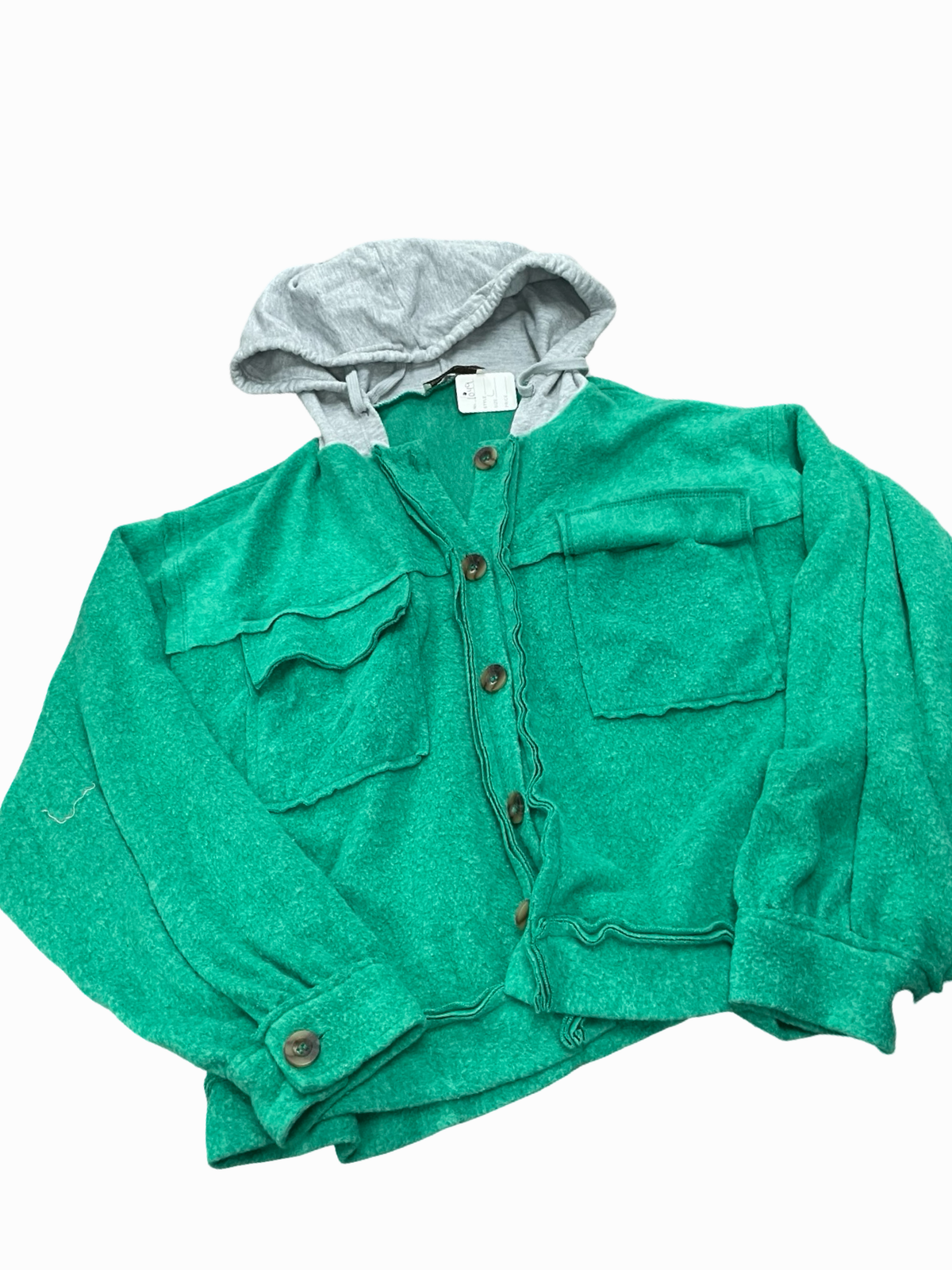 Women’s Large Crop Button Up