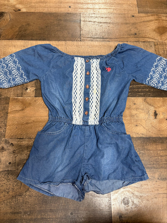 Girls 6 romper
