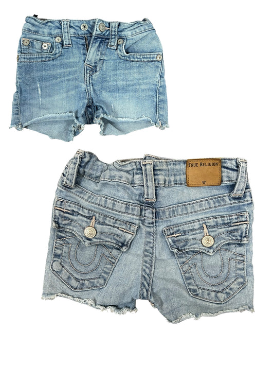 Girls 5 True Religion jean shorts