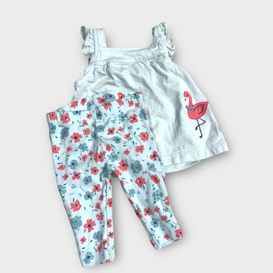 Girls Carters 2pc 0/3M