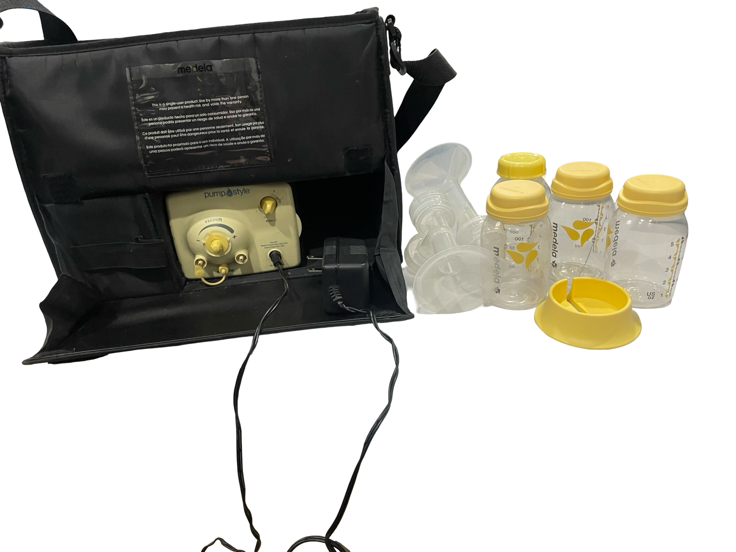 Medela breast pump and accessories