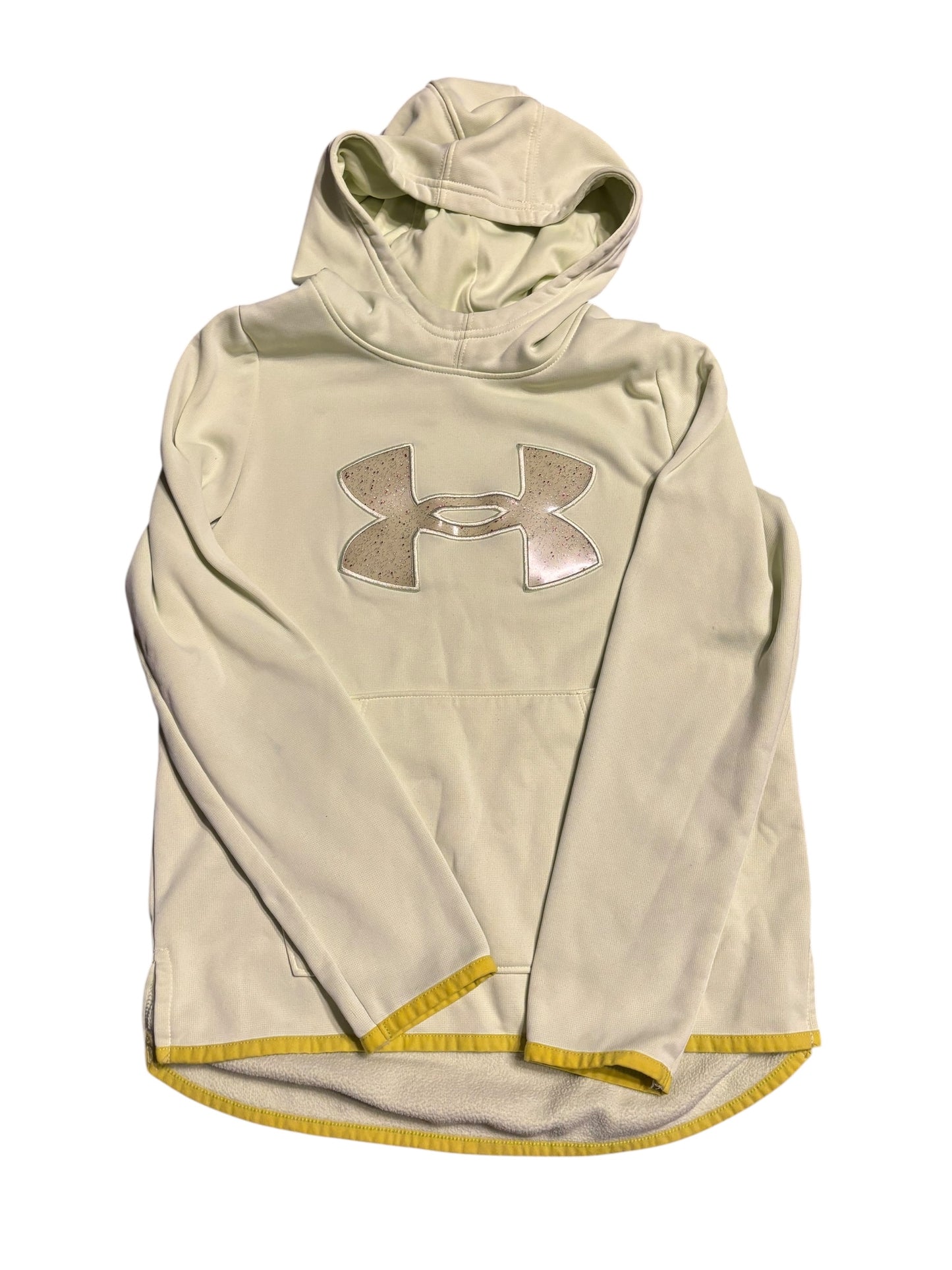 Girl’s medium UA hoodie - yellow