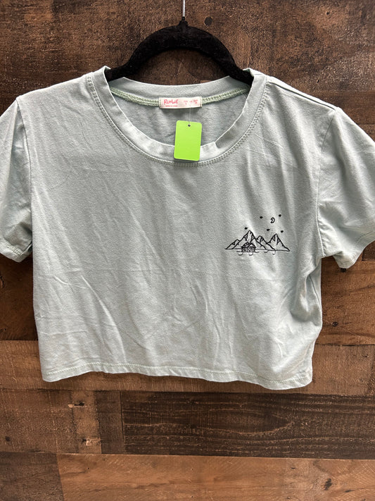 Womens small cropped shirt