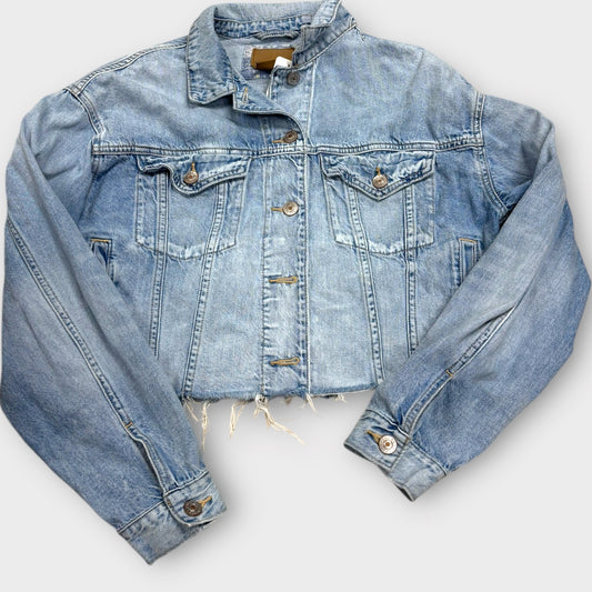 Women’s small AE cropped jean jacket