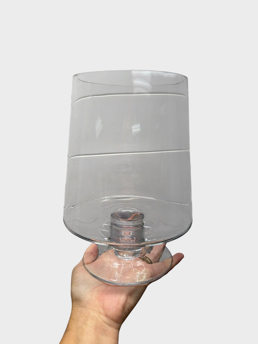 Large glass decorative vase