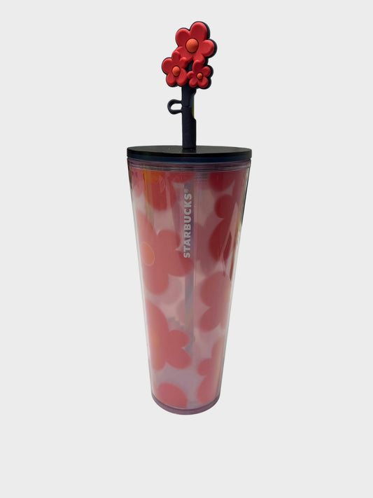 Starbucks cup with straw & topper