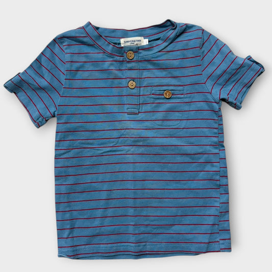 Boys 18/24 sawyer & Finn small stain