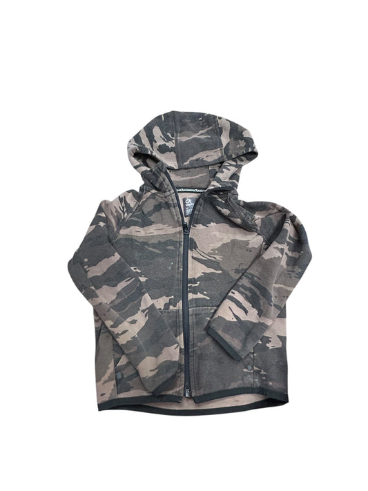 Boys xs zip up-paint stain