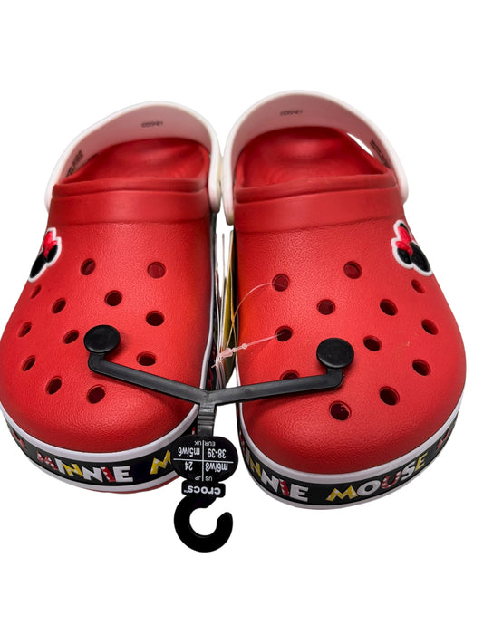Women’s 8 Minnie crocs nwt
