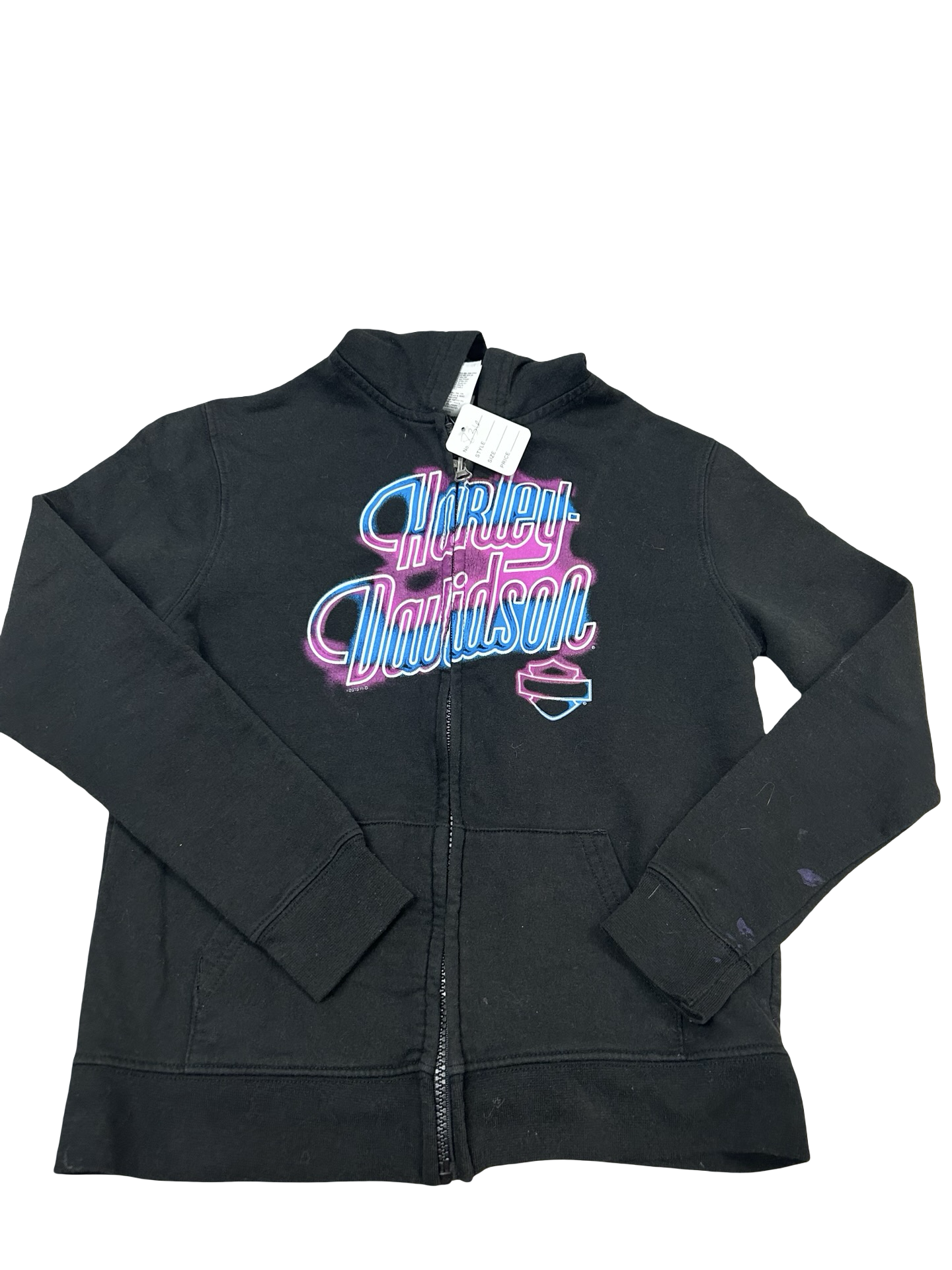 Girls 10 zip up small spot on arm