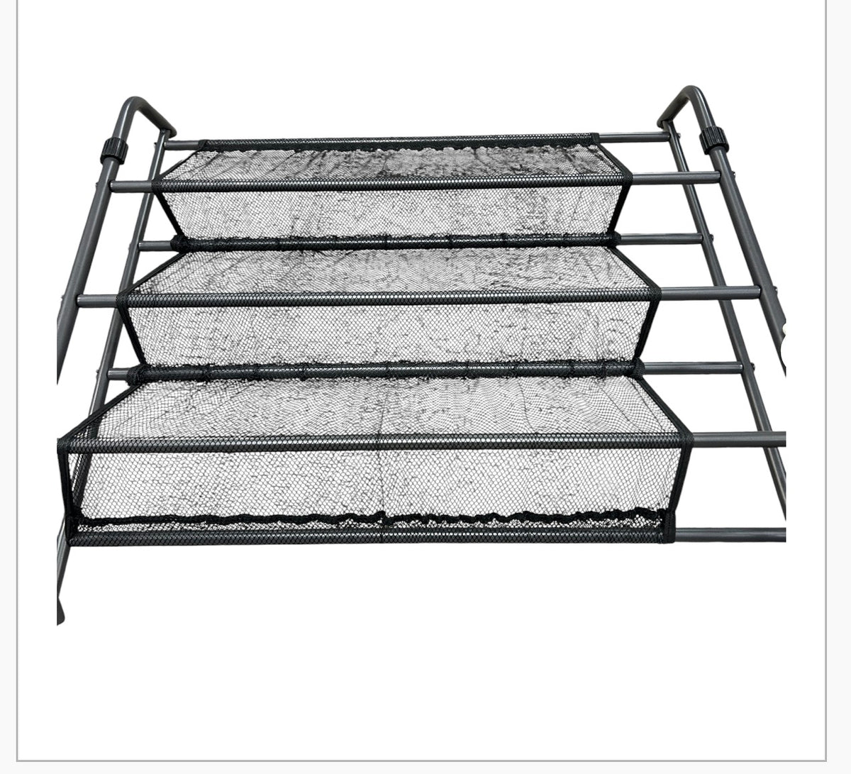 Under the bed shoe rack. Set of 2