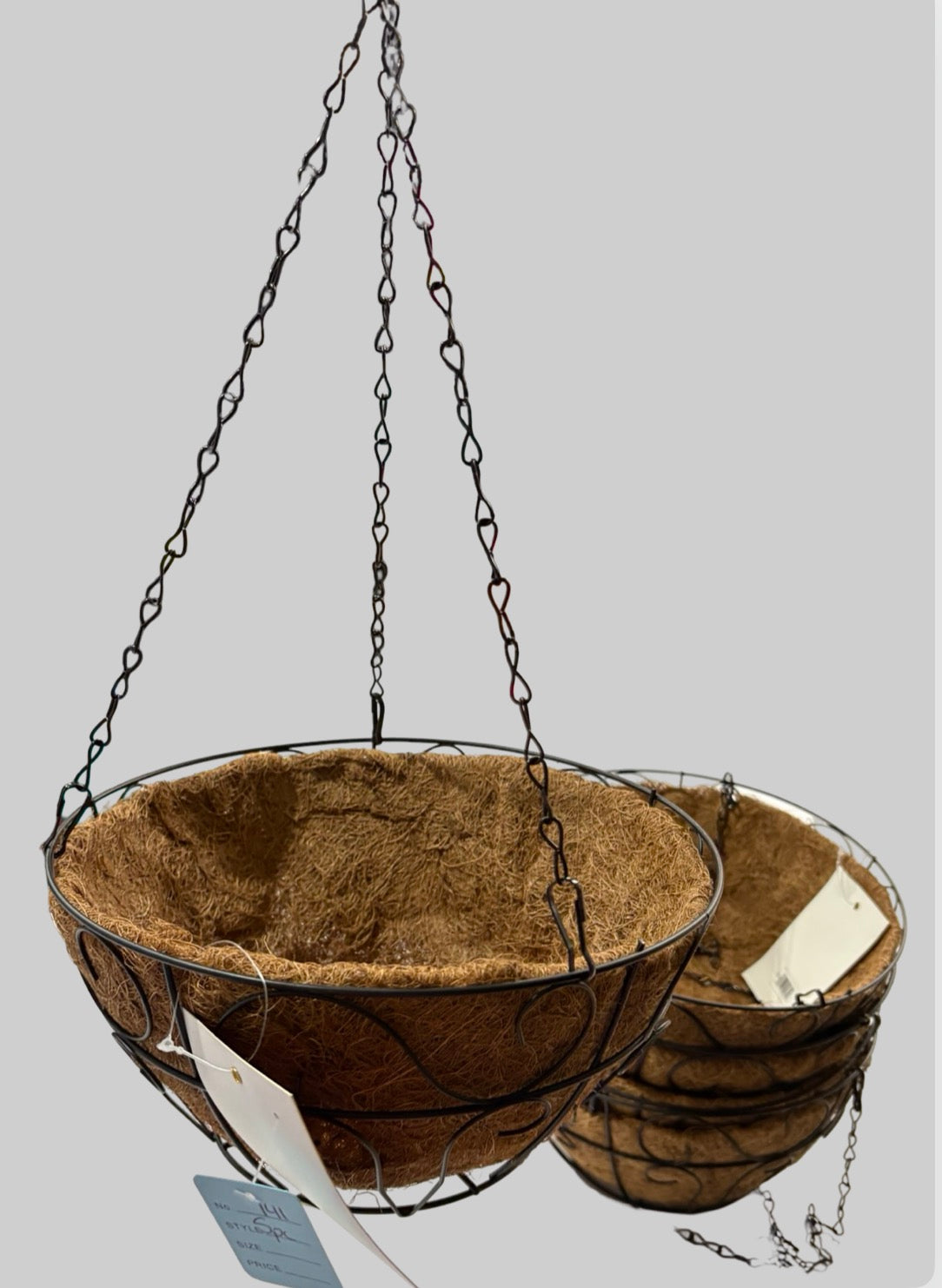 Hanging plant baskets ( 4 of them )