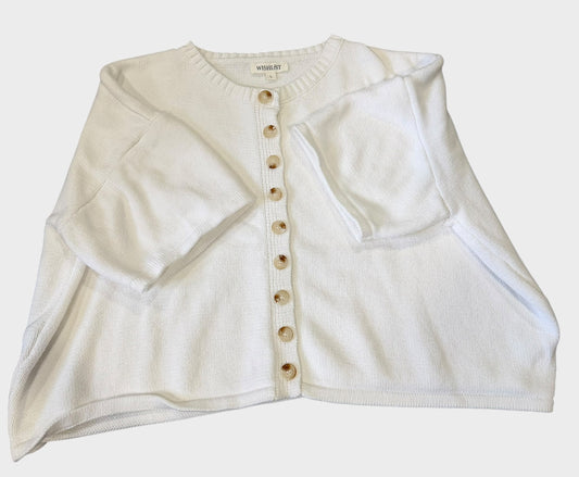 Large cropped button up
