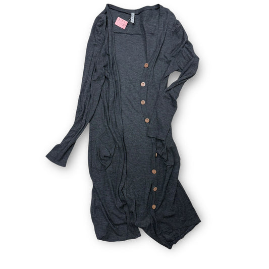 Women’s long button up cardigan- small