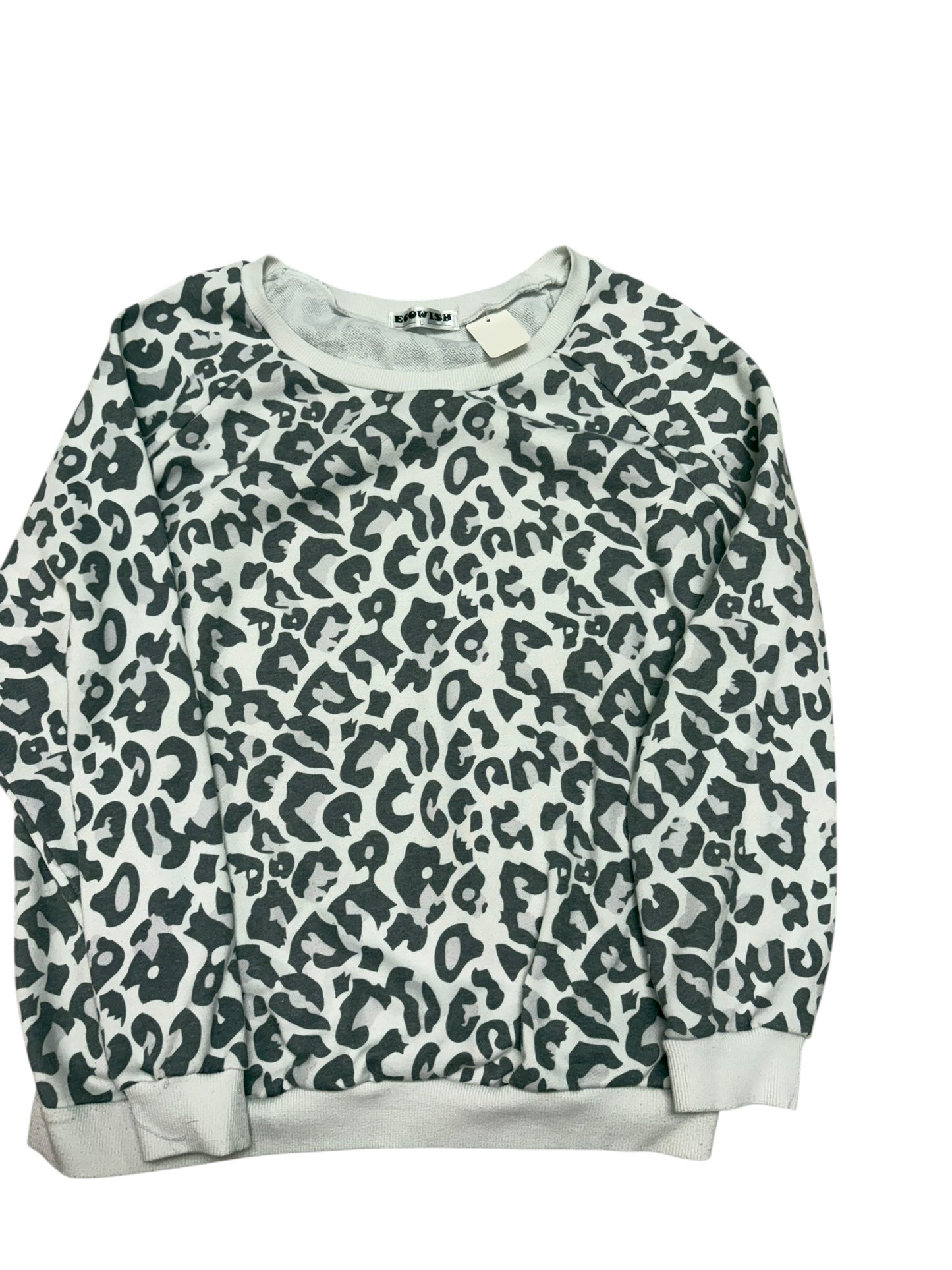 Women’s crewneck large runs smaller