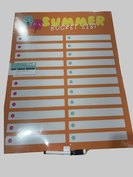 Summer bucket list magnetic ￼