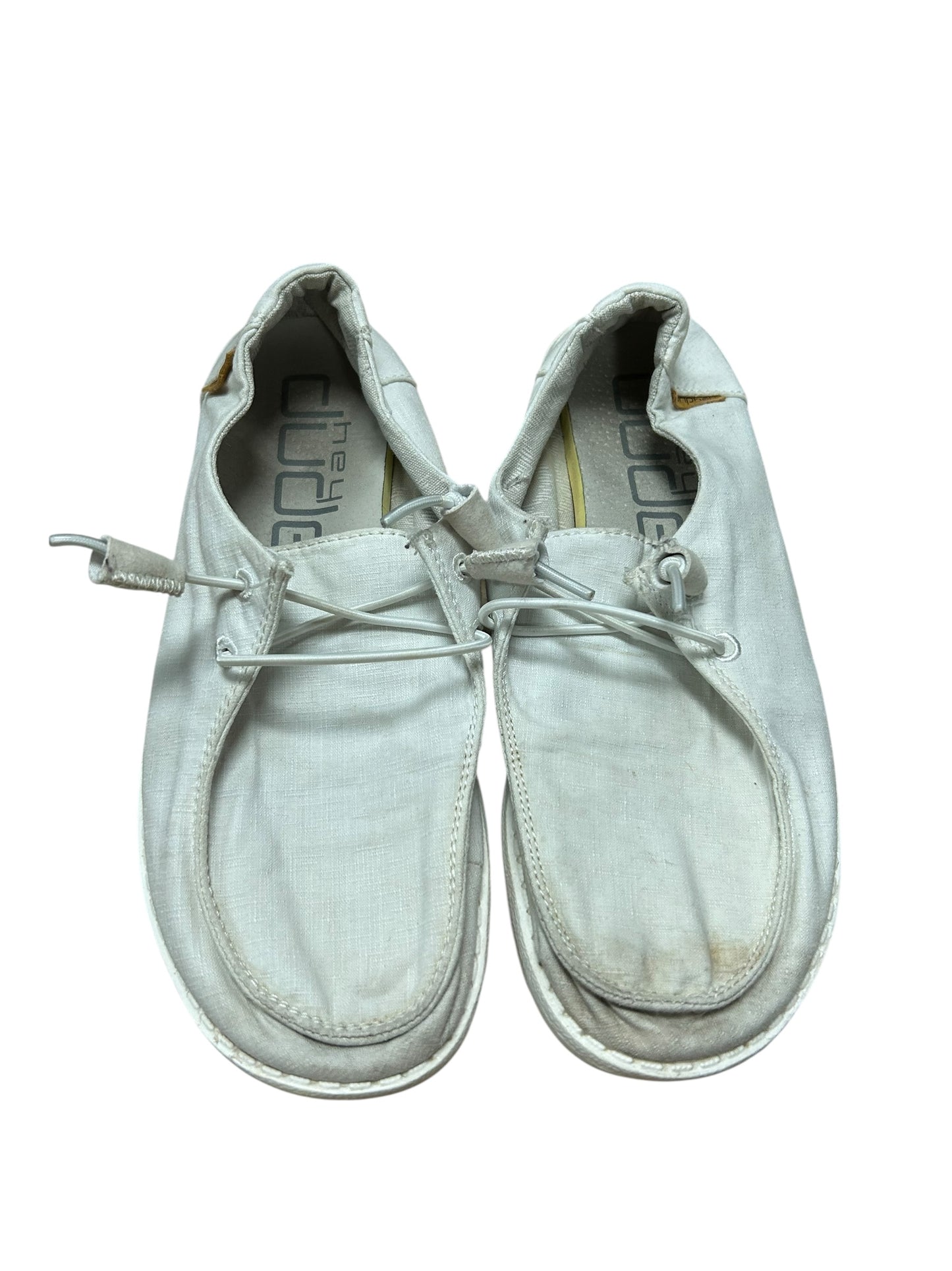 Womens 5 Hey dudes -stain