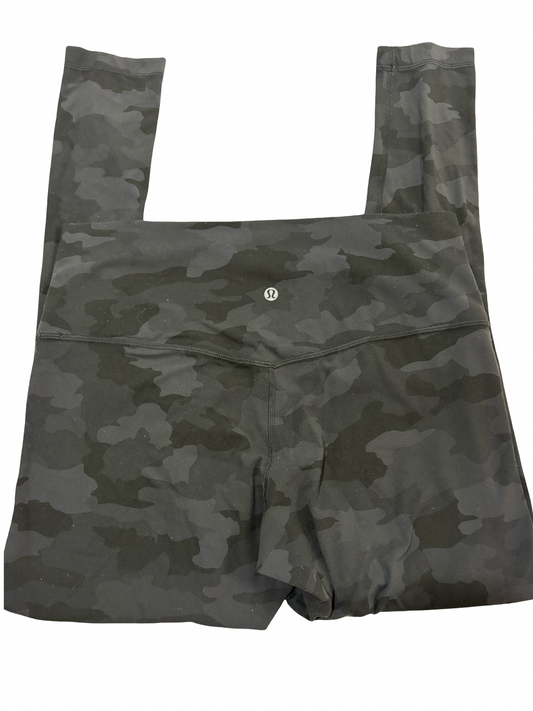 Women’s gray camo Lululemon leggings size 12