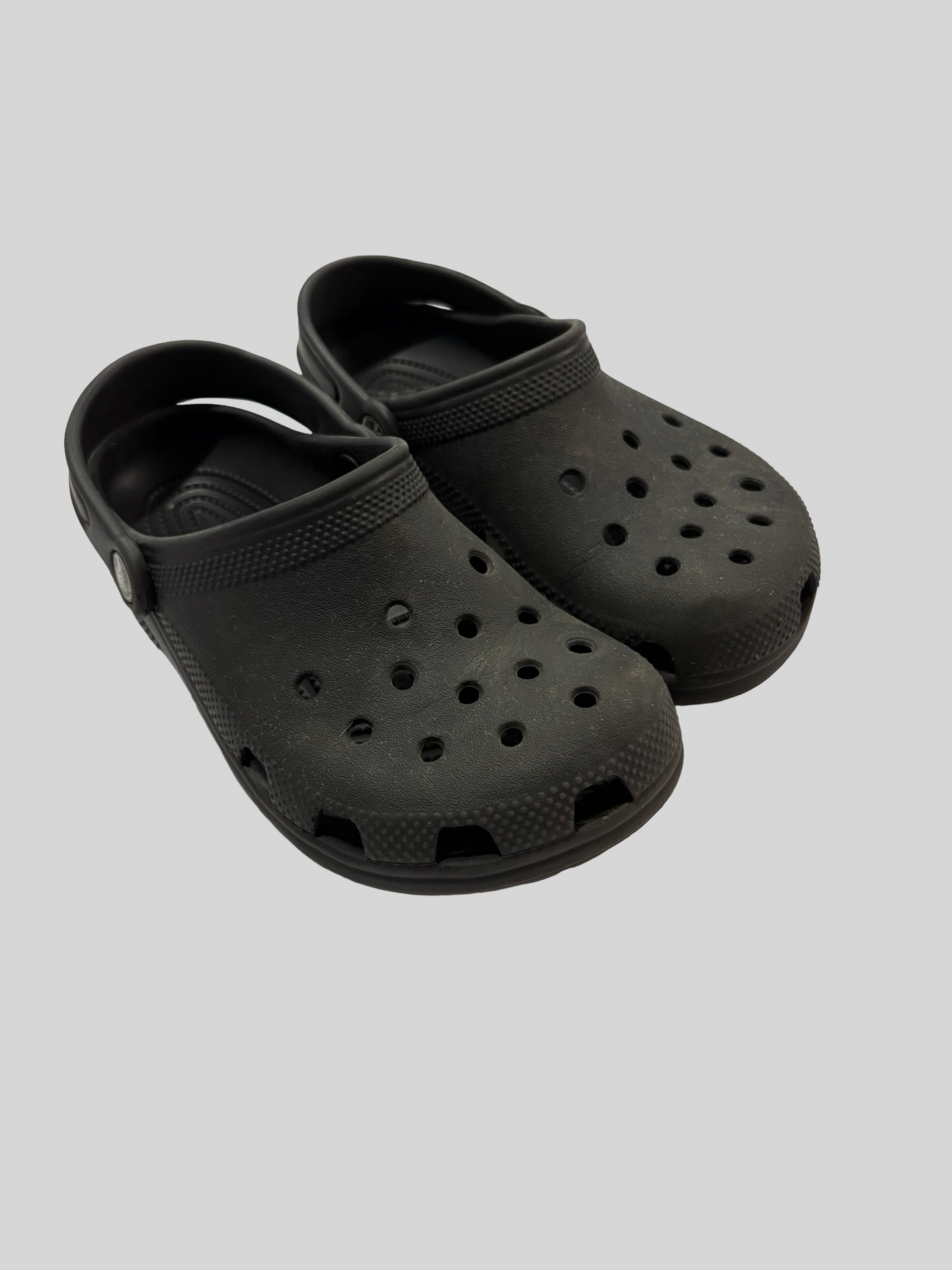 Black crocs like new size 2
