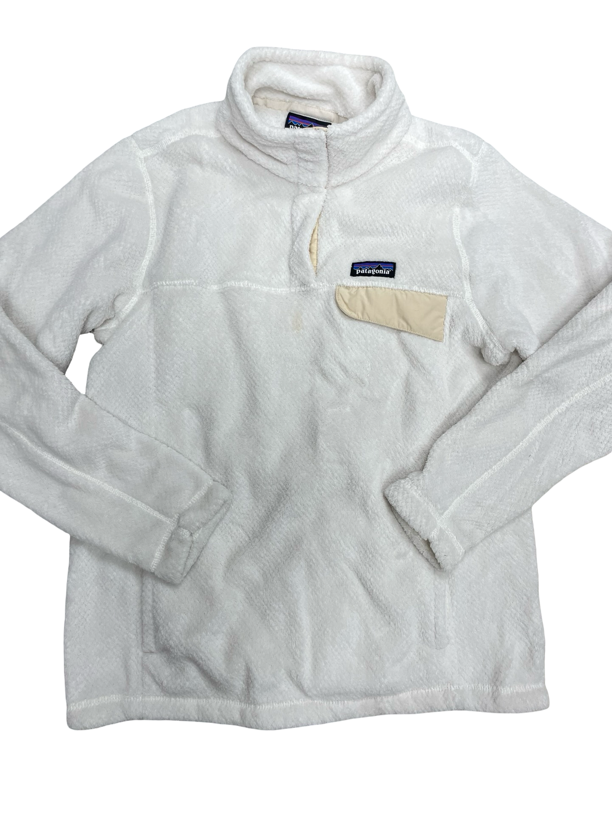 Women’s large Patagonia pullover small stain