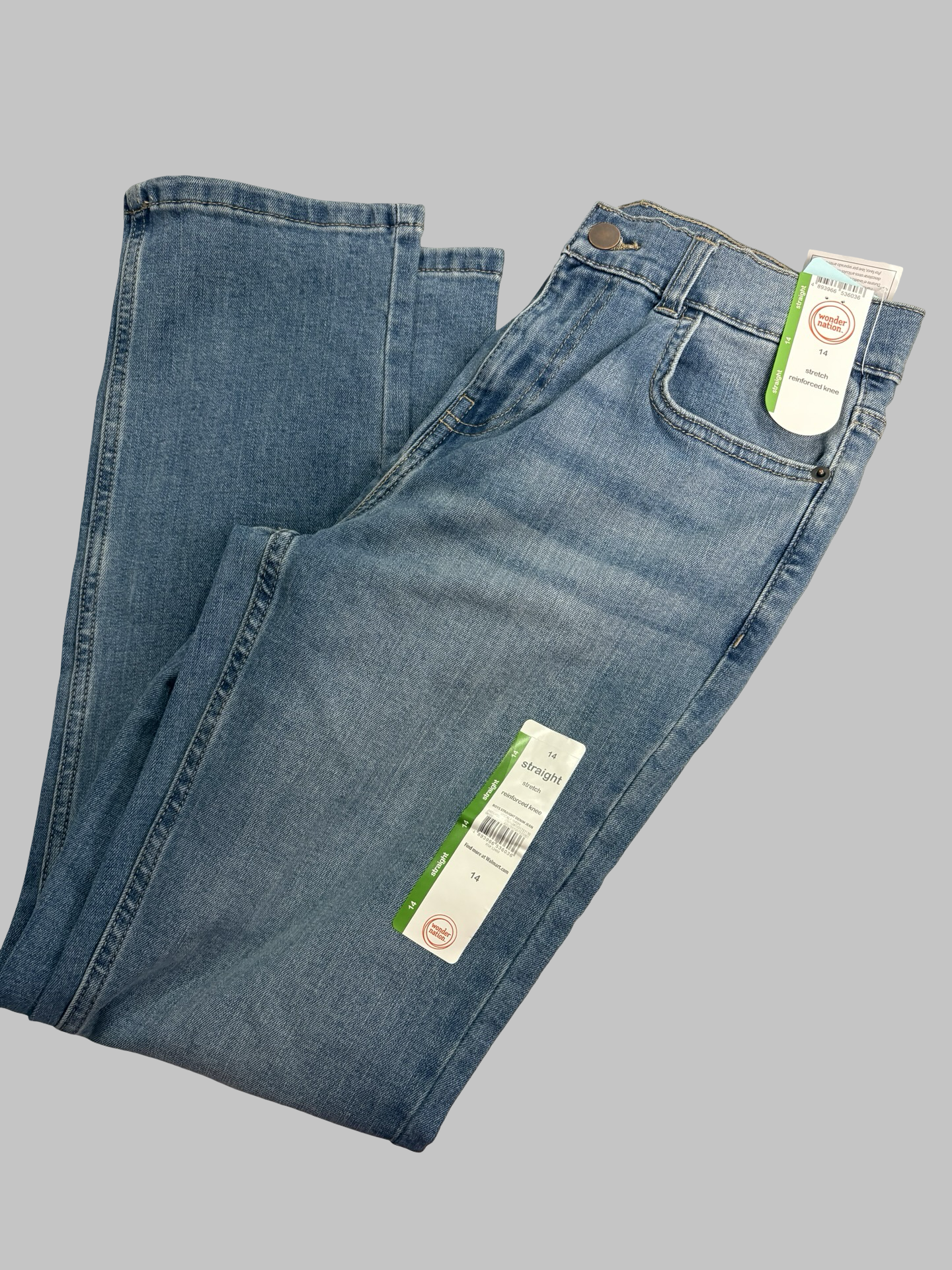 Girls straight jeans size 14 NWT