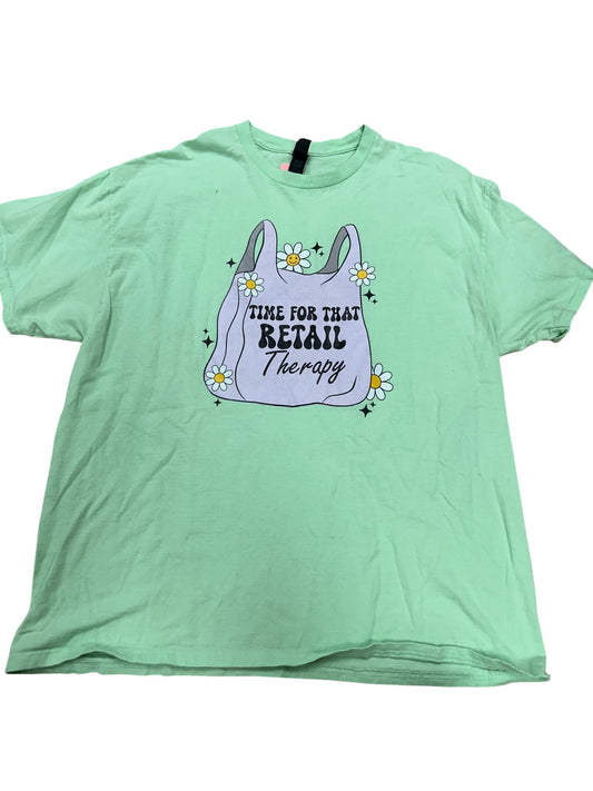 Womens XL graphic tee-cracking
