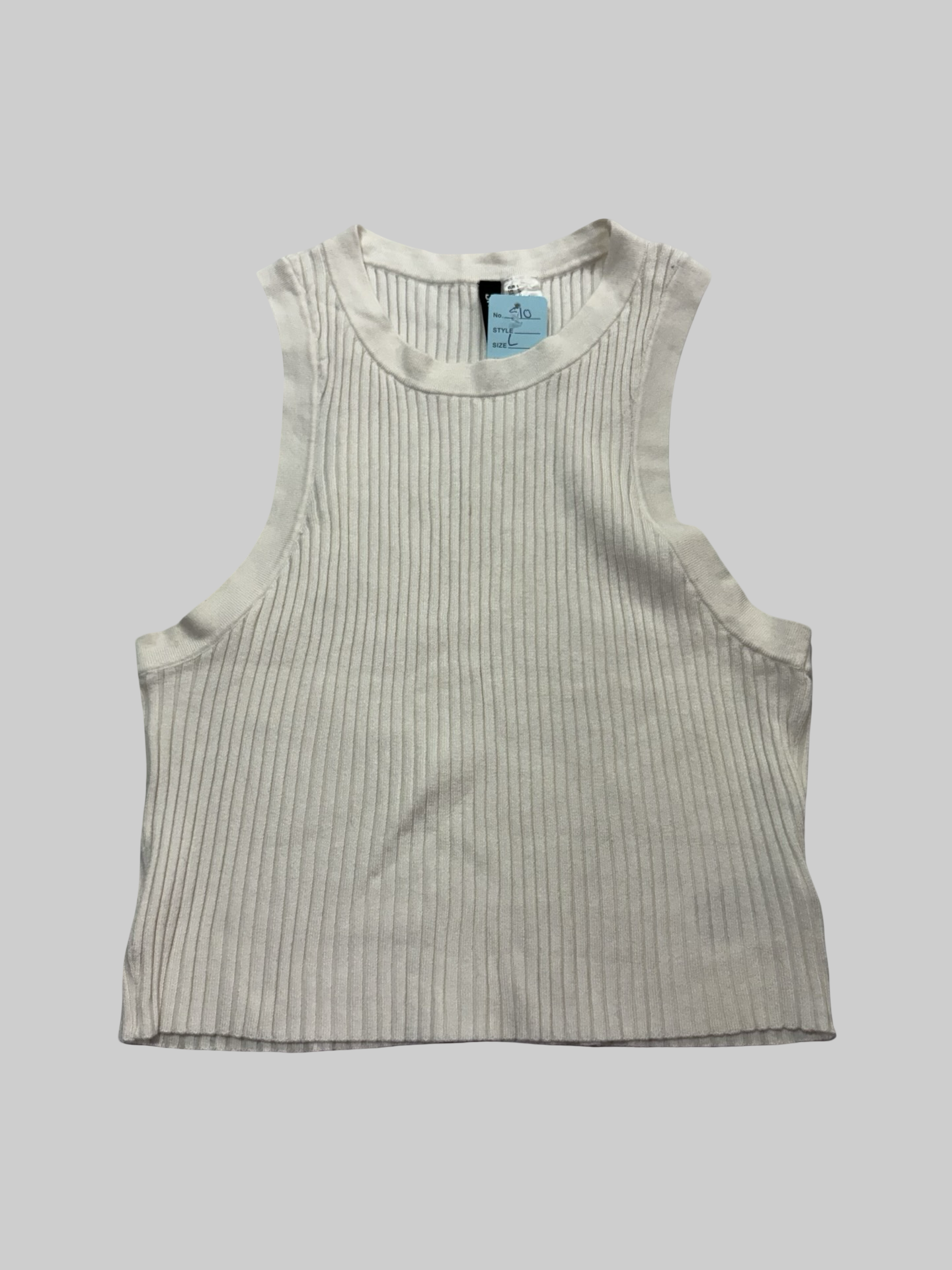 Women’s large fitted crop tank