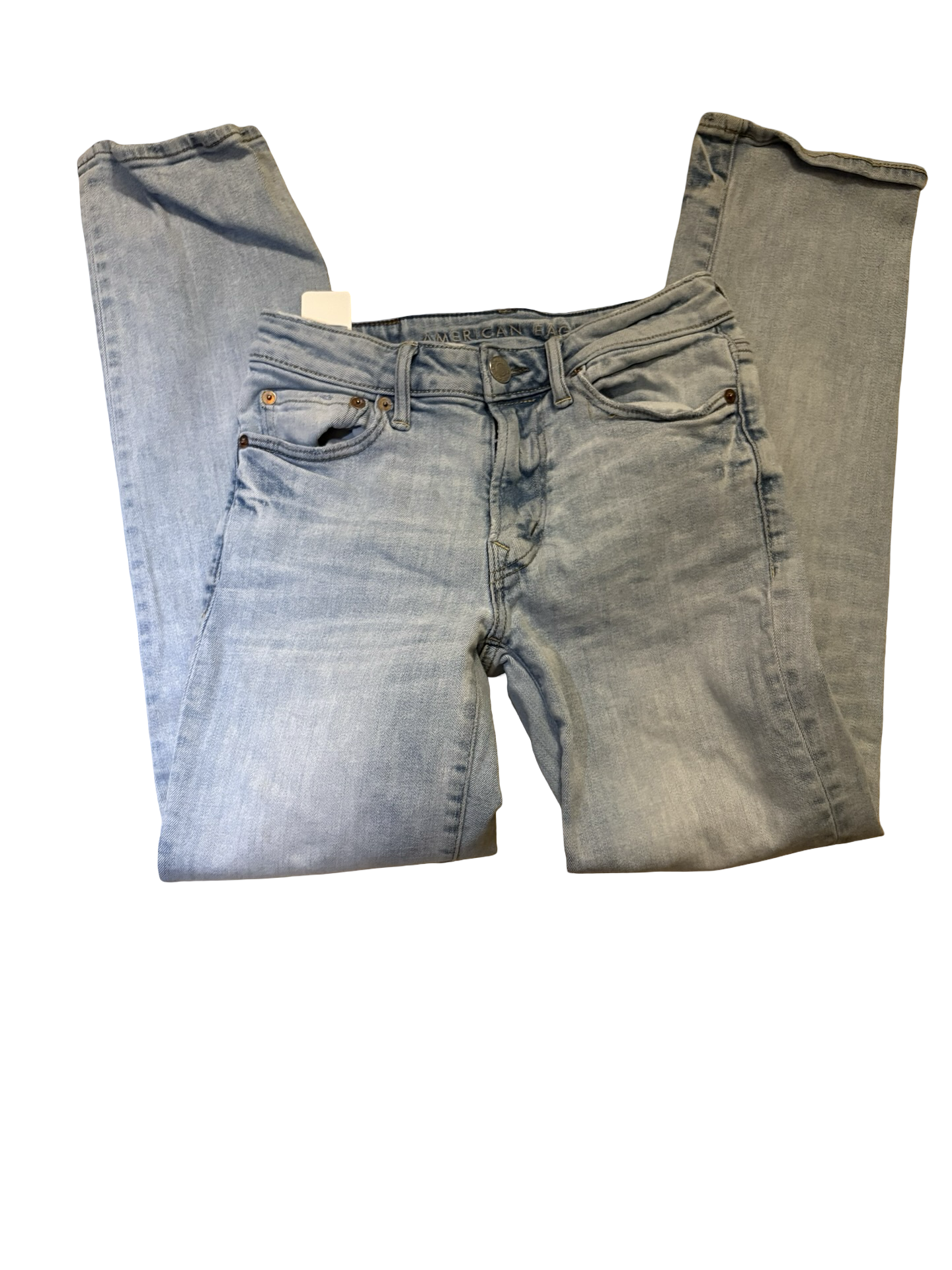 Men’s AE jeans 26/30 small pin holes in the back