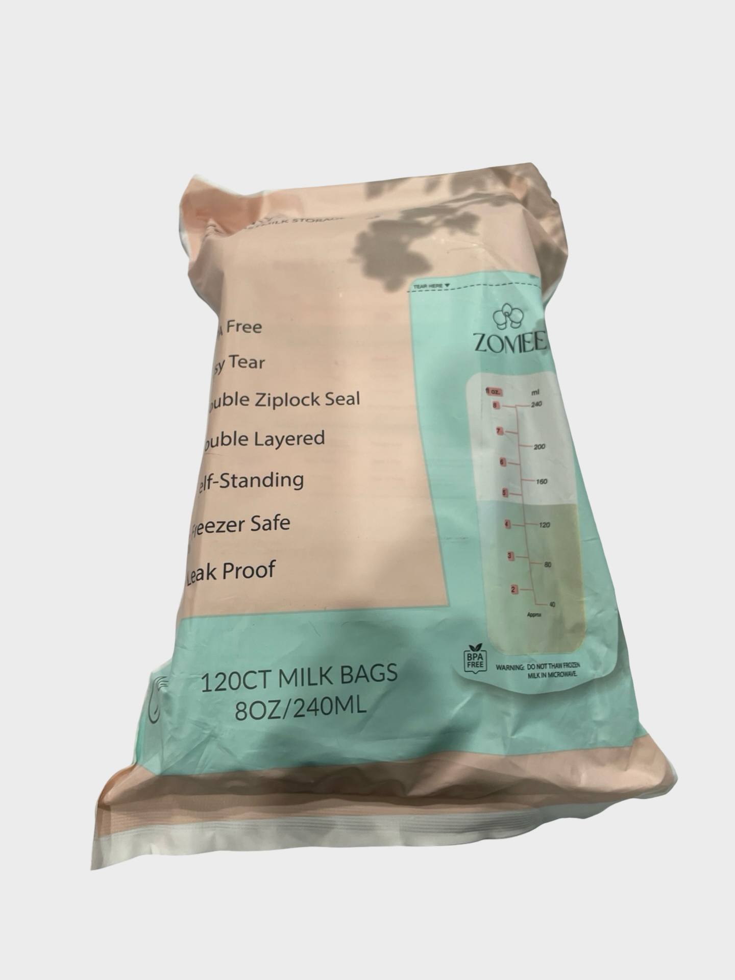 Zomee Milk Storage Bags (opened)